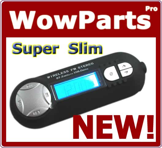 New Slim FM Car FM Transmitter for MP3 iPod Video Nano