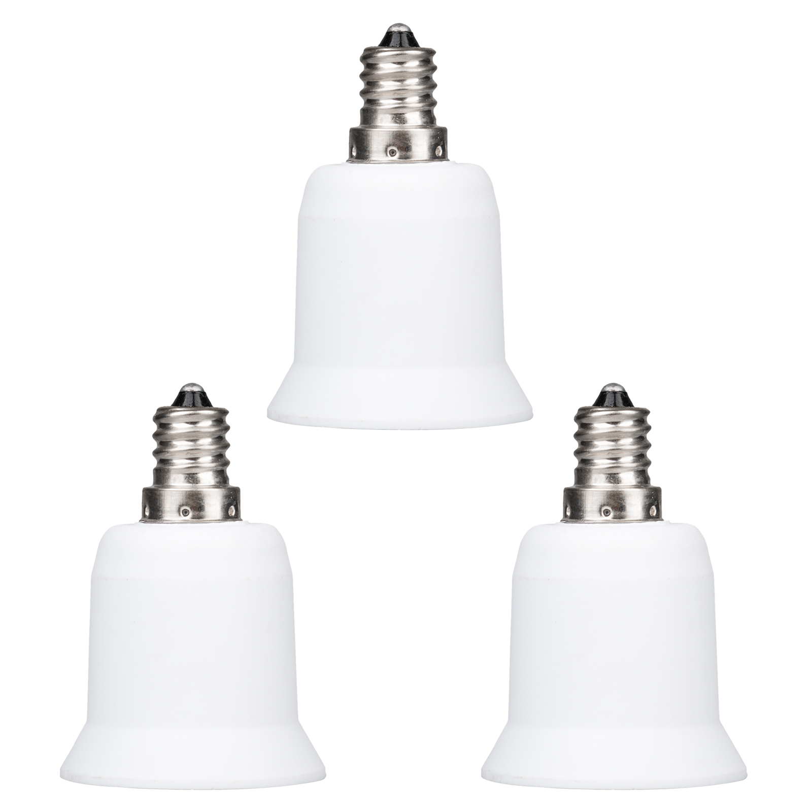 2/3/5 Pack Light Bulb Socket Adapter Candelabra E12 to Medium Base E26 Screw New