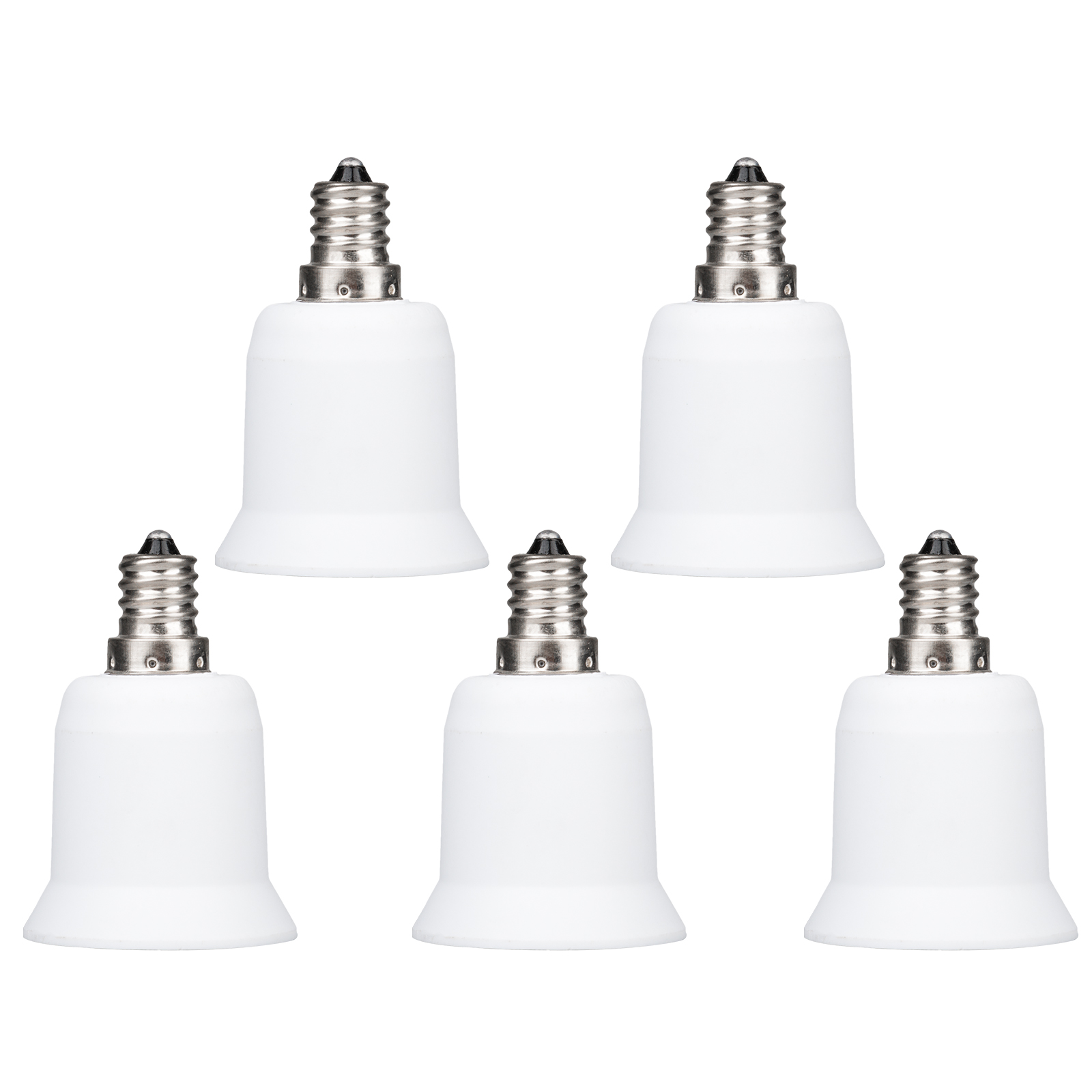 1/2/3/5x Light Bulb Socket Adapter Candelabra E12 to Medium Base E26 Screw eBay