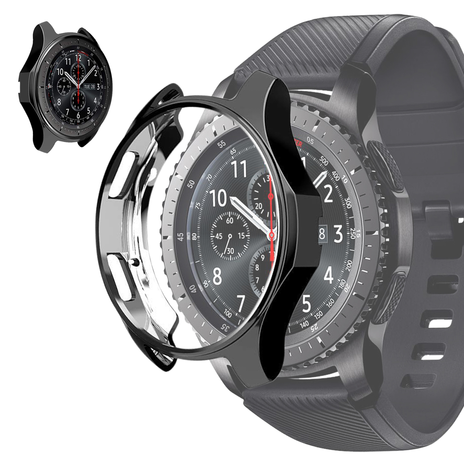 TPU Protective Watch Case for Samsung Galaxy Watch 46mm / Gear S3 Frontier