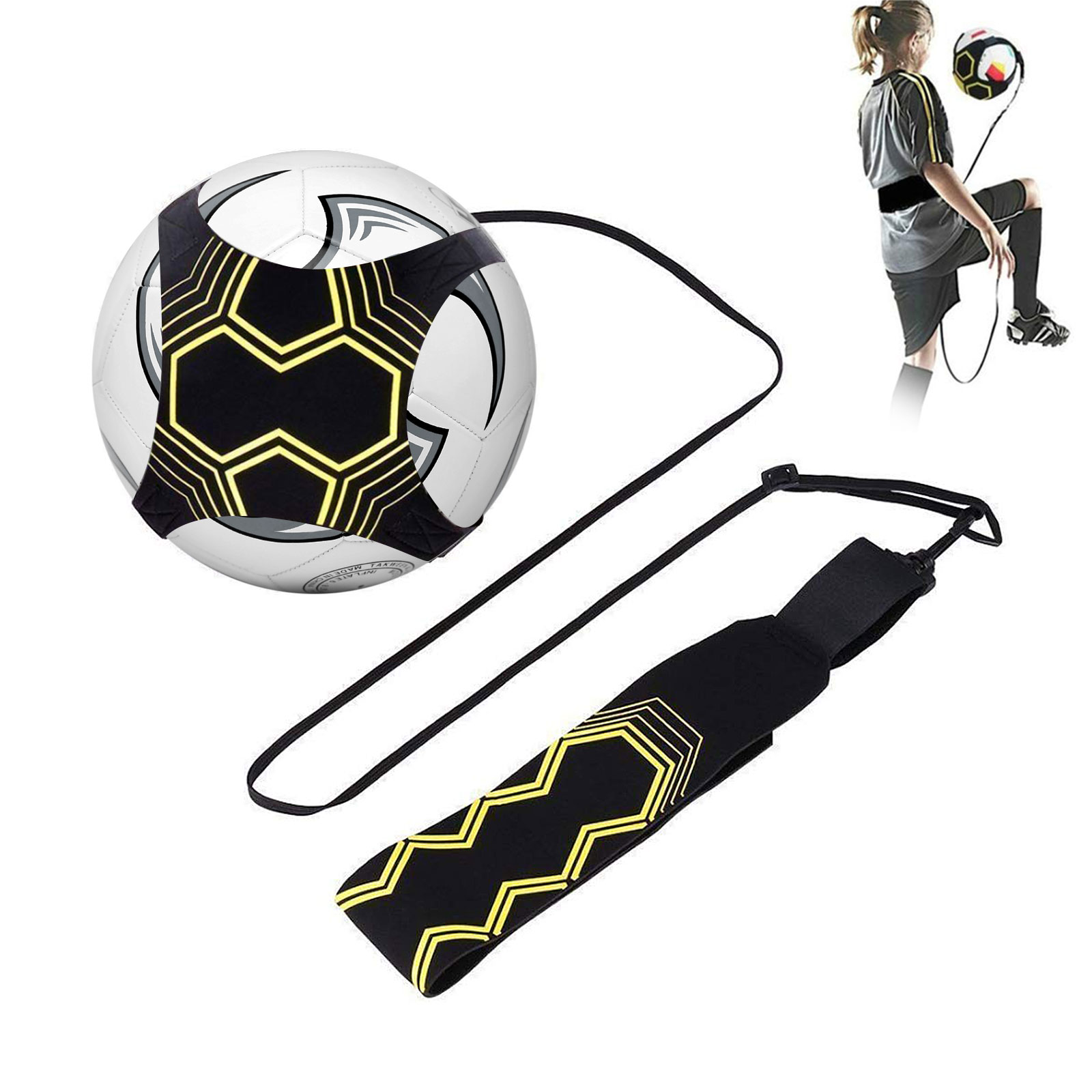 Adjustable Football Kick Trainer Soccer Ball Train Aid Equipment ...