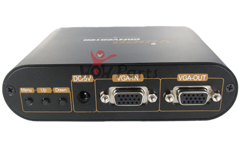 YPbPr Component to VGA Video Audio Converter 1080p New  